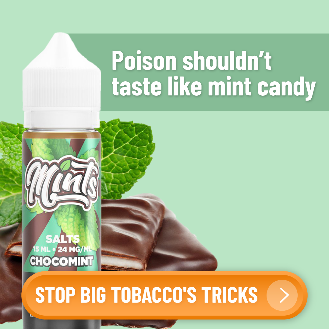 End the Sale of Candy Flavored Tobacco Ad